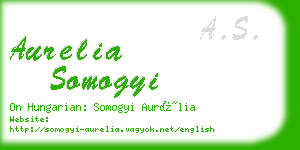 aurelia somogyi business card